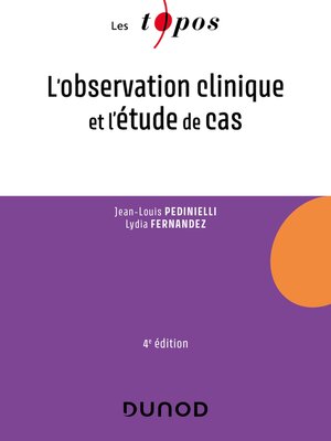 cover image of L'observation clinique et l'étude de cas